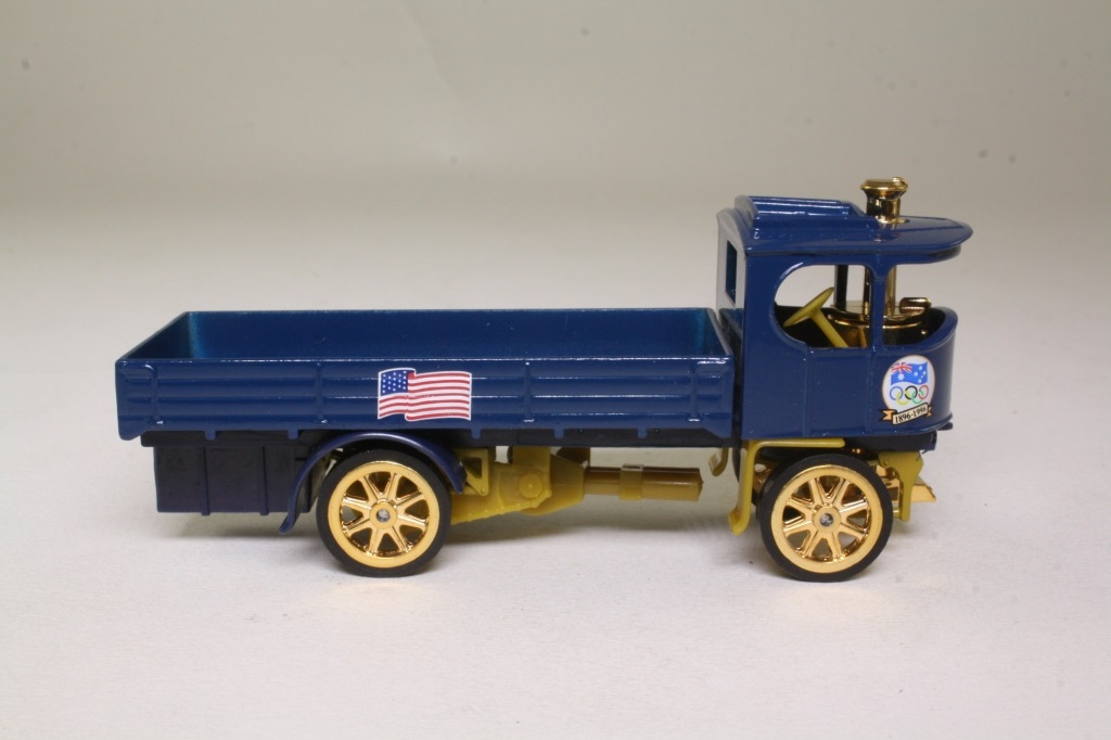 Matchbox Collectibles OL003; 1918 Atkinson Model D Steam Wagon; St Louis Olympic Games 1904